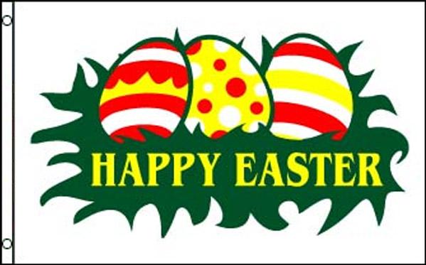 Easter Eggs, 3'x 5' Flag
