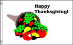 Happy Thanksgiving, 3'x 5' Nylon (HD)