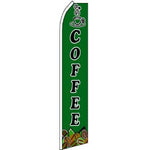 Coffee Feather Banner 11.5'x2.5'