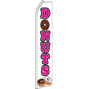 Donuts Feather Banner 11.5'x2.5'