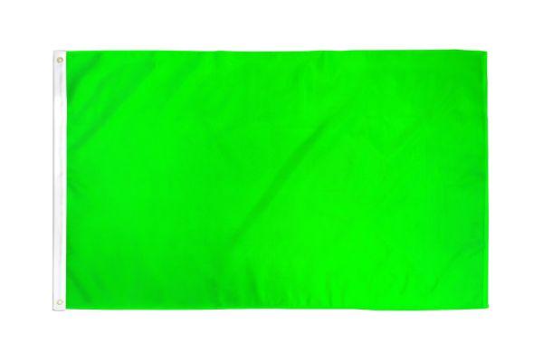 Solid Neon Green Flag