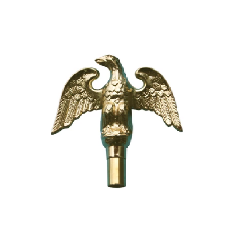 Perched Eagle 5" wingspan Finial Pole Top