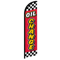 Feather Flags - Auto & Vehicle - Auto Oil Change - Checker - 11.5'x2.5'
