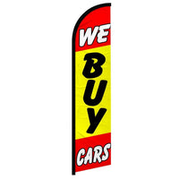 Feather Flags - Auto & Vehicle - Auto We Buy Cars - Standard - 11.5'x2.5'