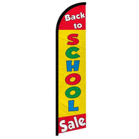 Feather Flags - Retail & Promotions - Back-to-School - Standard - 11.5'x2.5'