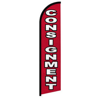 Feather Flags - Retail & Promotions - Consignment - Standard - 11.5'x2.5'