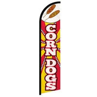 Feather Flags - Food & Drink - Corn Dogs - Standard - 11.5'x2.5'