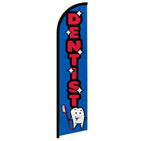 Feather Flags - Business & Local Services - Dentist - Standard - 11.5'x2.5'