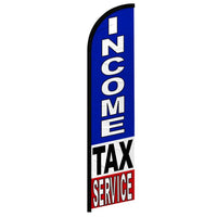 Feather Flags - Business & Local Services - Income Tax Service - Standard - 11.5'x2.5'