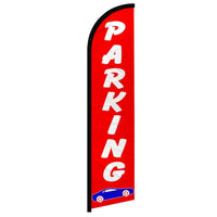 Feather Flags - Directional & General Use - Parking - Standard - 11.5'x2.5'