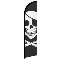 Feather Flags - Directional & General Use - Pirate/Patch - Standard - 11.5'x2.5'