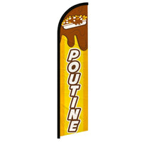 Feather Flags - Food & Drink - Poutine - Standard - 11.5'x2.5'