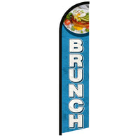 Feather Flags - Food & Drink - Restaurant Brunch - Standard - 11.5'x2.5'