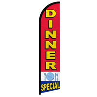 Feather Flags - Food & Drink - Restaurant Dinner - Standard - 11.5'x2.5'
