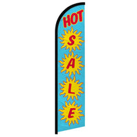 Feather Flags - Retail & Promotions - Sale Hot - Standard - 11.5'x2.5'