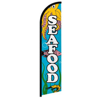 Feather Flags - Food & Drink - Seafood - Standard - 11.5'x2.5'