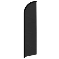 Feather Flags - Solid Colors - Solid - Black - 11.5'x2.5'
