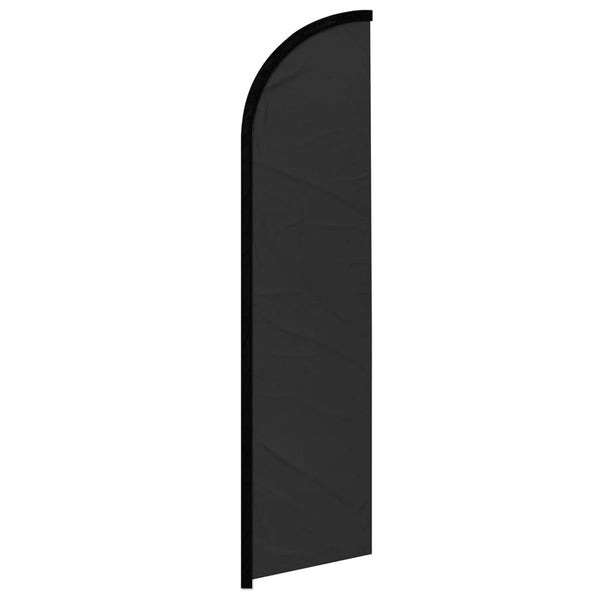 Feather Flags - Solid Colors - Solid - Black - 11.5'x2.5'