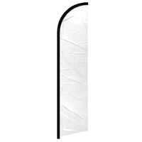 Feather Flags - Solid Colors - Solid - White - 11.5'x2.5'