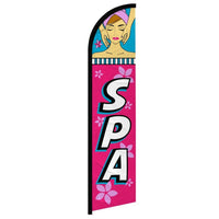 Feather Flags - Business & Local Services - Spa - Standard - 11.5'x2.5'