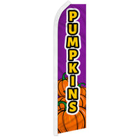 Blade Flags - Halloween - Halloween Pumpkins - Purple - 11.5'x2.5'