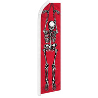 Blade Flags - Halloween - Halloween Skeleton - Standard - 11.5'x2.5'