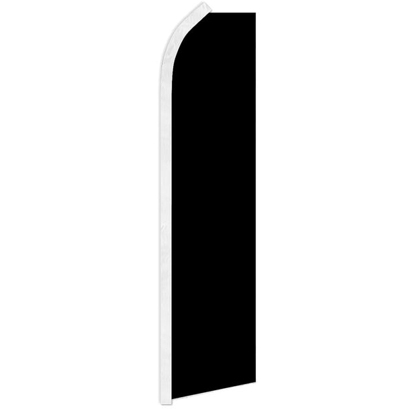 Blade Flags - Solid Colors - Solid - Black - 11.5'x2.5'