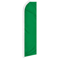 Blade Flags - Solid Colors - Solid - Green - 11.5'x2.5'