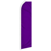 Blade Flags - Solid Colors - Solid - Purple - 11.5'x2.5'