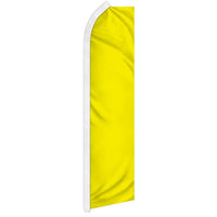 Blade Flags - Solid Colors - Solid - Yellow - 11.5'x2.5'