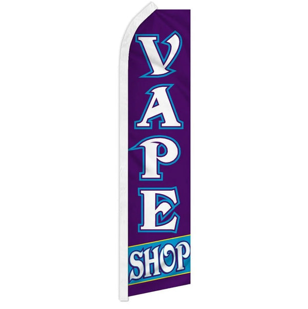 Blade Flags - Business & Local Services - Blade-Vape - Purple - 11.5'x2.5'