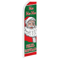 Blade Flags - Christmas - Xmas Ho Ho - Green - 11.5'x2.5'