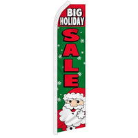 Blade Flags - Christmas - Xmas Sale Santa - Red/Green - 11.5'x2.5'