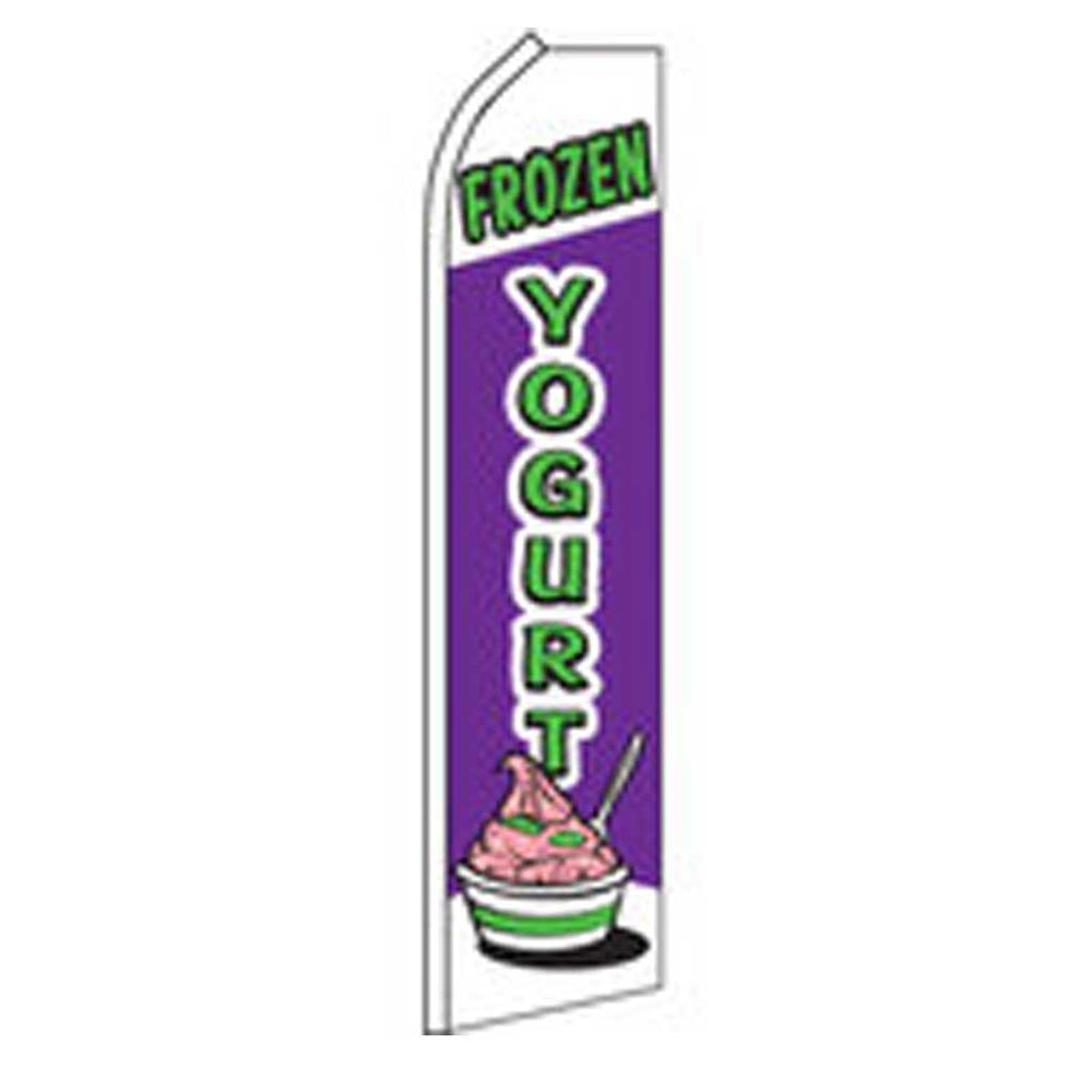 Frozen Yogurt Blade Banner 11.5'x2.5'