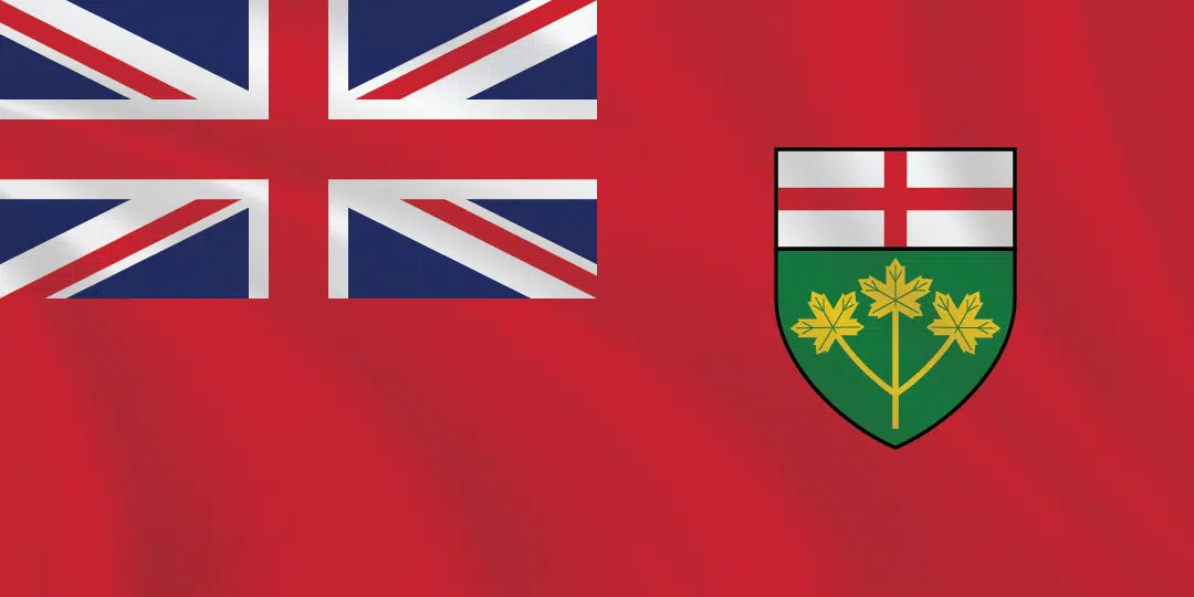 Ontario Flags Printed nylon