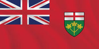 Ontario Flags Printed nylon Flag