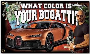 What Color is your Bugatti 36"x 60" wall