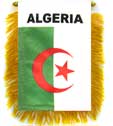 Algeria flag close-up view