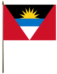 Antigua Barbuda flag detail view