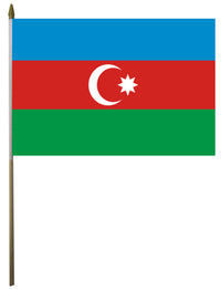 Azerbaijan flag close-up view