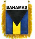 Bahamas flag close-up view