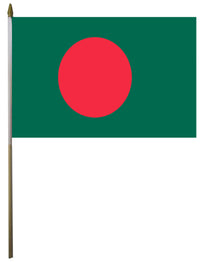 Bangladesh flag close-up view