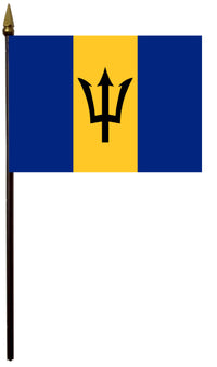 Barbados flag detail view