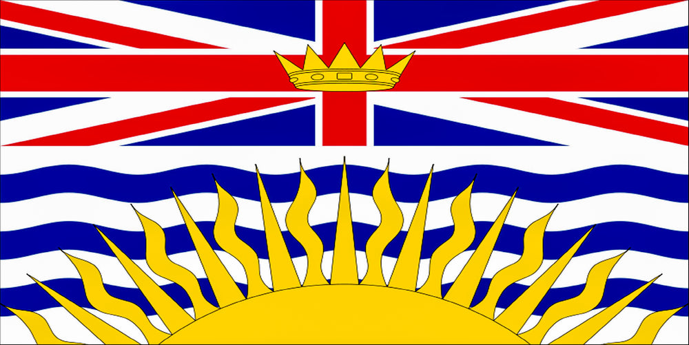British Columbia Flags Printed Nylon Flag