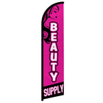 Feather banner, 11.2'x2.5' BBQ/Red