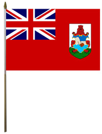 Bermuda flag close-up view