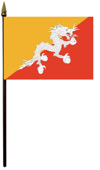 Bhutan flag size comparison
