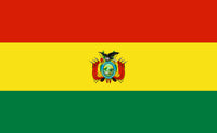 Bolivia w/seal Flag