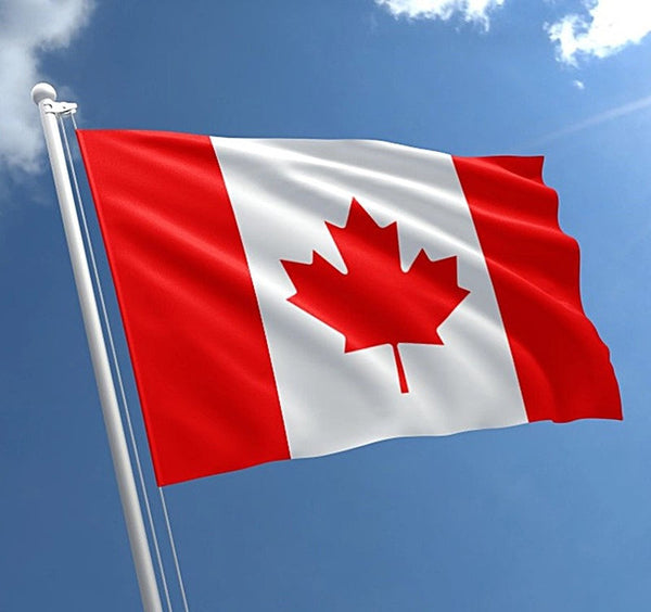 Canada Flags Sewn & Print