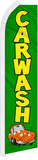 Car Wash Blade Banner 11.5'x2.5' Blue